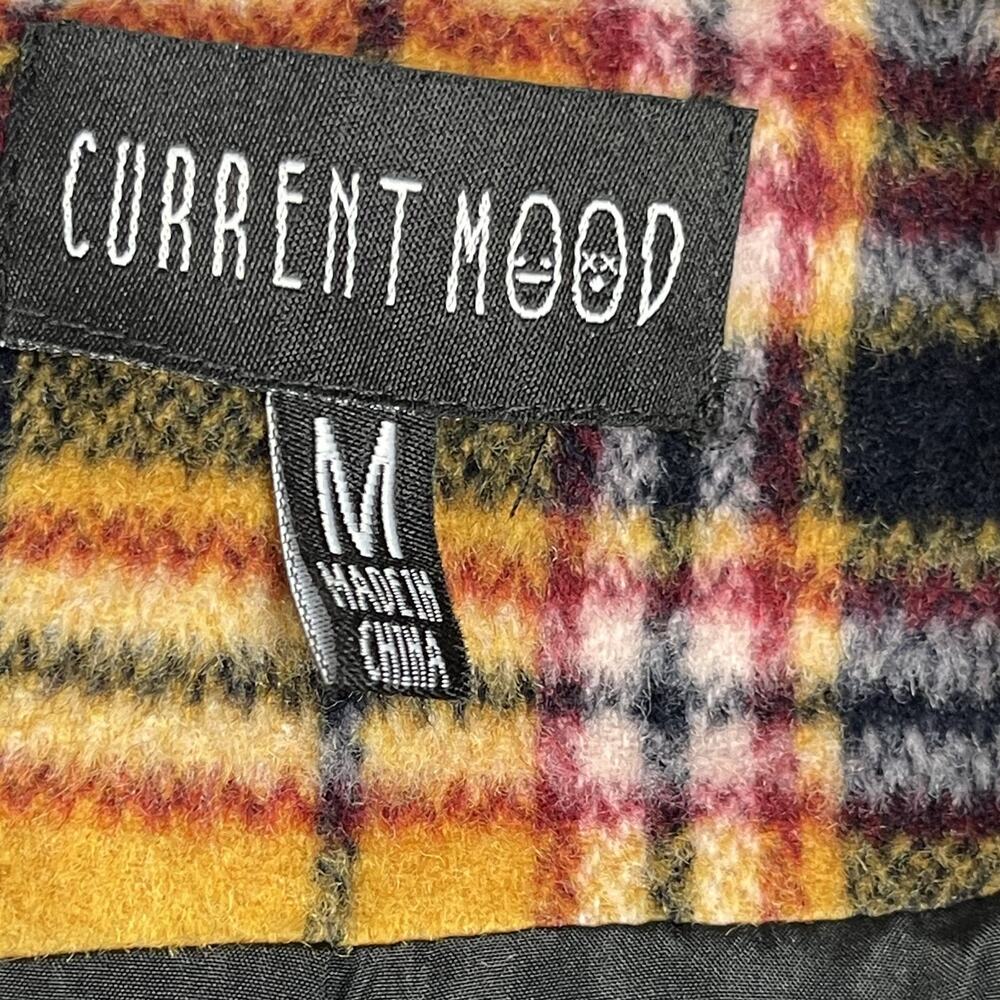 Dolls Kill Current Mood Academy Punk Plaid Jacket Coat Womens Medium Wool Blend - Picture 5 of 15